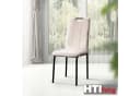 HTI-Living Esszimmerstuhl Denton Velvet Creme Samt Weiss Bild 1