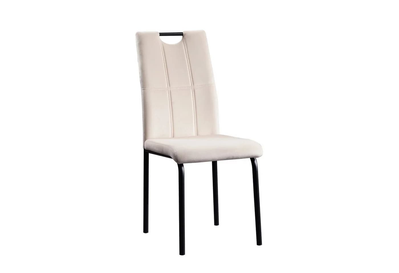 HTI-Living Esszimmerstuhl Denton Velvet Creme Samt Weiss - Bild 2