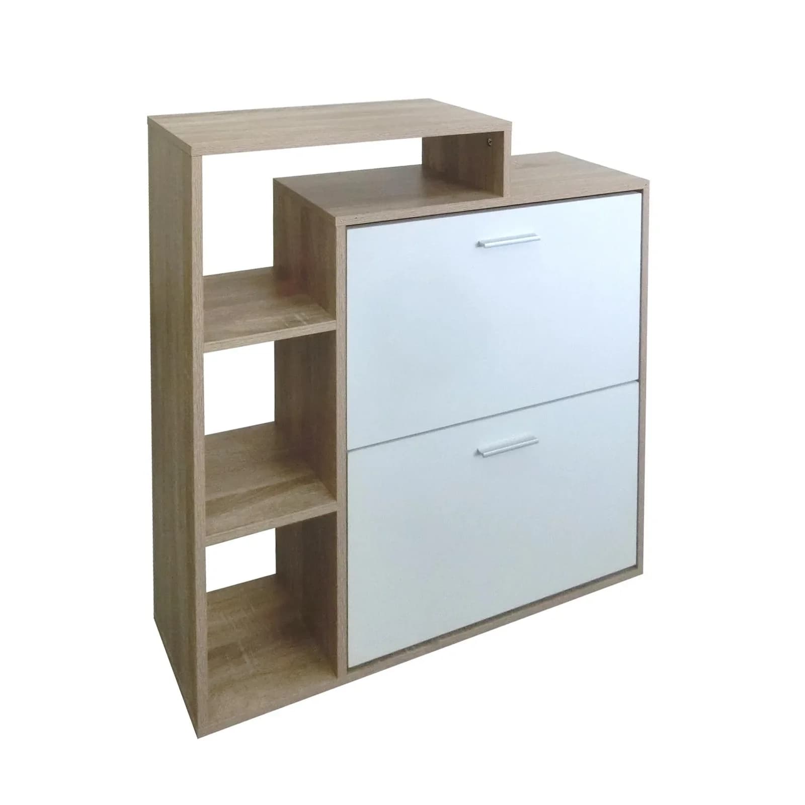 HTI-Living Schuhschrank Lisa Weiß mit Schuhkipper