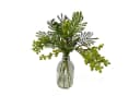 HTI-Living Kunstblume Gräser in Vase Flora Grün Bild 2