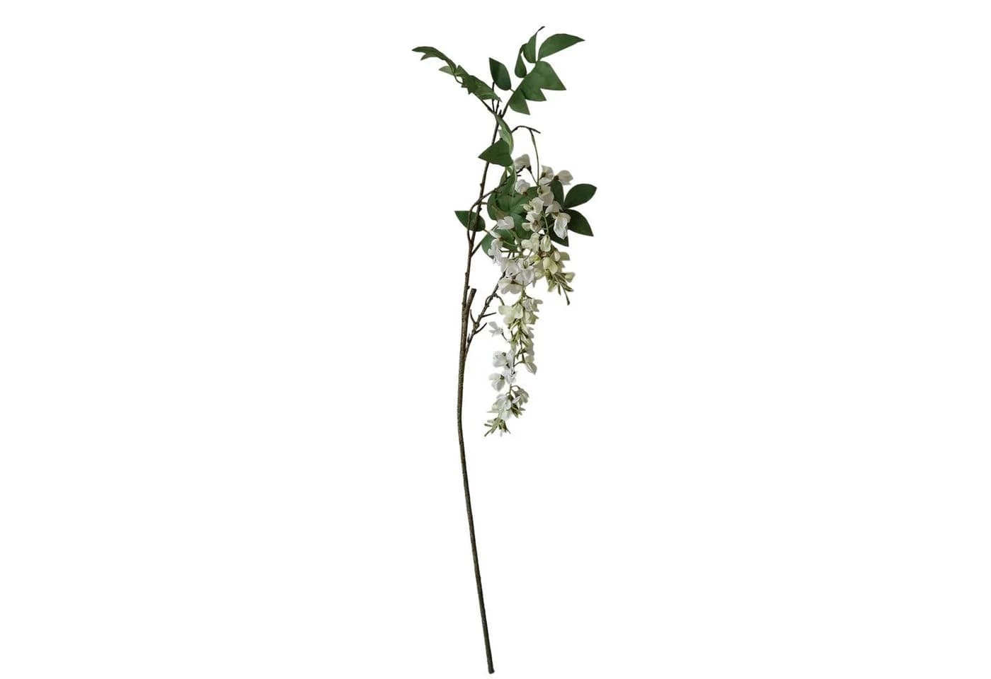 HTI-Living Kunstblume Goldregen Weiß 110 cm Dekoration - Bild 2