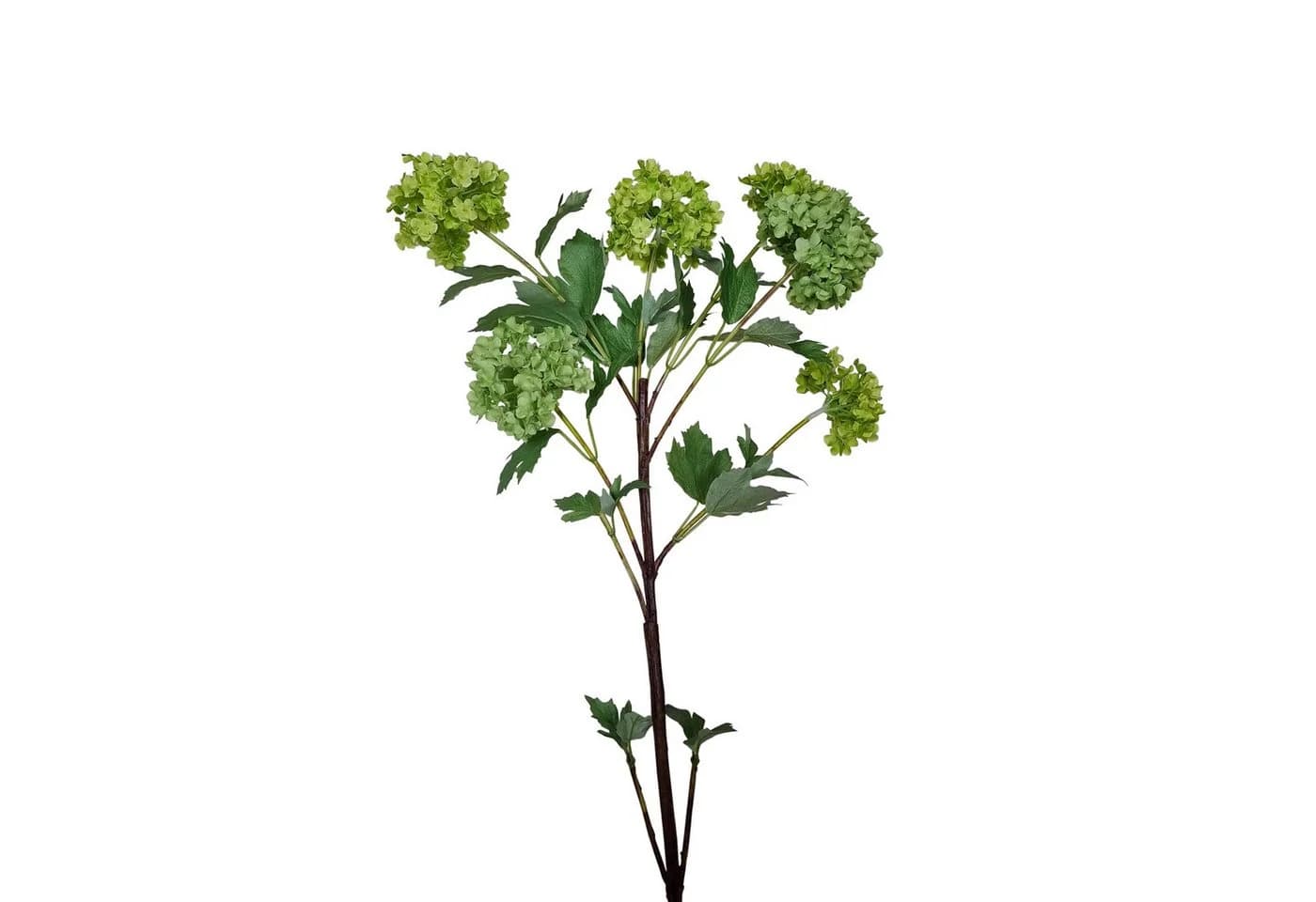 HTI-Living Kunstblume Hortensie Flora 107 cm Grün Gelb - Bild 2