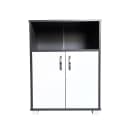 HTI-Line Mehrzweckschrank Blanca Weiß/Grau Küchenschrank Bild 1