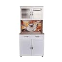 HTI-Living Hochschrank Küchenbuffet Blanca Bistro Weiß Bild 1