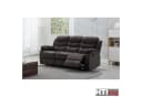 HTI-Living Polstergarnitur Kirwall 3-tlg. Set Sofa, Zweisitzer, Sessel Dunkelbraun Bild 2