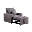 HTI-Living Relaxsessel Maritta Grau mit Becherhalter und Schlaffunktion Bild 1