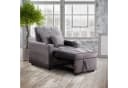 HTI-Living Relaxsessel Maritta Grau mit Becherhalter und Schlaffunktion Bild 2