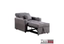 HTI-Living Relaxsessel Maritta Grau mit Becherhalter und Schlaffunktion Bild 4