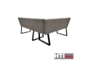 HTI-Living Eckbank Vemal Kunstlederbezug Metallgestell Bild 5