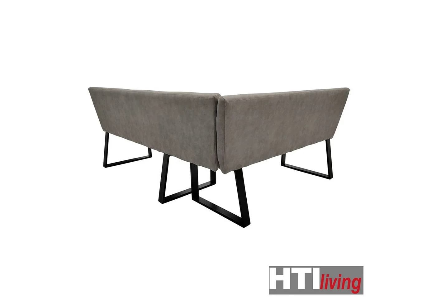 HTI-Living Eckbank Vemal Kunstlederbezug Metallgestell - Bild 5