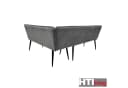 HTI-Living Eckbank Mesilla Blaugrau Chenille-Optik Polsterbank Bild 5