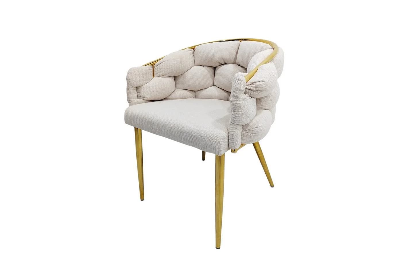 HTI-Living Esszimmerstuhl Alsen Gold Moderner Retro-Charme - Bild 2