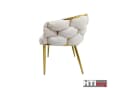 HTI-Living Esszimmerstuhl Alsen Gold Moderner Retro-Charme Bild 4