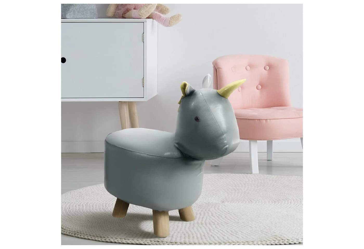 HTI-Living Kinderhocker Enrik Einhorn Modern