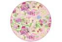 Snapstyle Kinderteppich Girls Village Rund Rosa Bild 1