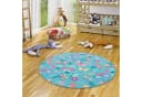 Snapstyle Kinderteppich Schmetterling Rund Bild 2