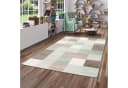 Pergamon Designteppich Maui Grün Beige Karo Rechteckig Bild 2
