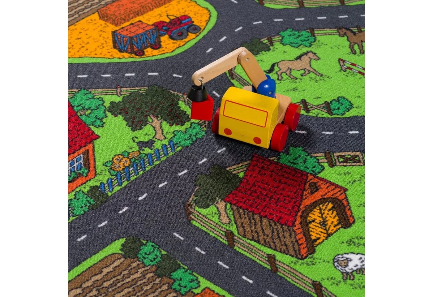 Snapstyle Kinderteppich Bauernhof Bunt - Bild 3