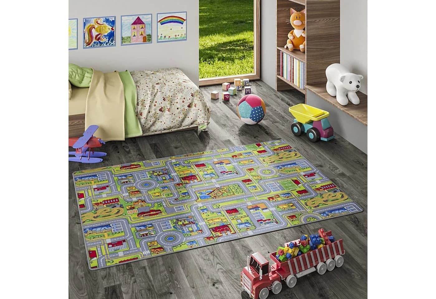Snapstyle Kinderteppich Abenteuerland Bunt - Bild 2