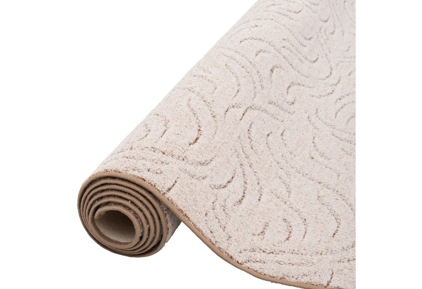 Snapstyle Hochflor-Teppich Frieda Beige Konturenschnitt - Bild 4