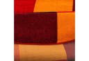 Pergamon Designteppich Brilliant Karo Rund Orange/Rot Bild 3