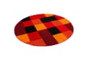 Pergamon Designteppich Brilliant Karo Rund Orange/Rot Bild 4