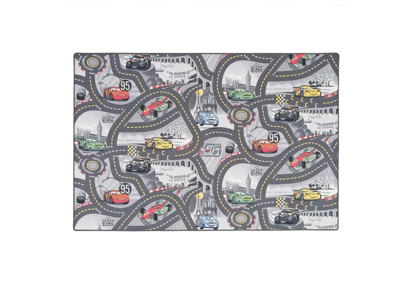 Snapstyle Kinderteppich Disney Cars Motiv Polyamid