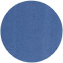 Snapstyle Veloursteppich Alma Meliert Rund Blau Polypropylen Bild 1