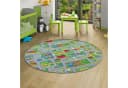 Snapstyle Kinderteppich Abenteuerland Bunt Rund Bild 2