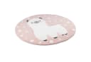 Pergamon Kinderteppich Maui Kids Alpaka Rund Rosa Bild 5