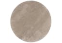 Snapstyle Hochflor-Teppich Palace Rund Taupe Shaggy Bild 1