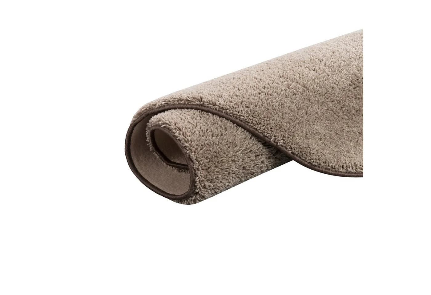 Snapstyle Hochflor-Teppich Palace Rund Taupe Shaggy - Bild 3