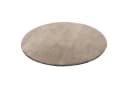 Snapstyle Hochflor-Teppich Palace Rund Taupe Shaggy Bild 4
