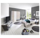 Lomadox Jugendzimmer-Set LEEDS-10, 5-tlg. Sandeiche Nb. mit weiß Lava und Denim Blau Bild 1