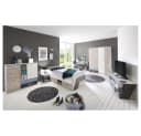Lomadox Jugendzimmer-Set LEEDS-10 6-tlg. Sandeiche/Weiß/Blau Bild 1