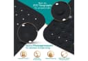 Delluxia Badewannenmatte Schwarz Rutschfest PVC Wanneneinlage Bild 3