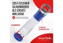 wortek Flaschenöffner mit Auffangbehälter blau Bild 3