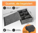 wortek Tassenhalter Filz für 6 Tassen Camping Zubehör Bild 3