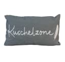 Bada Bing Kuschelzone Dekokissen Grau Feder-Motiv Bild 2