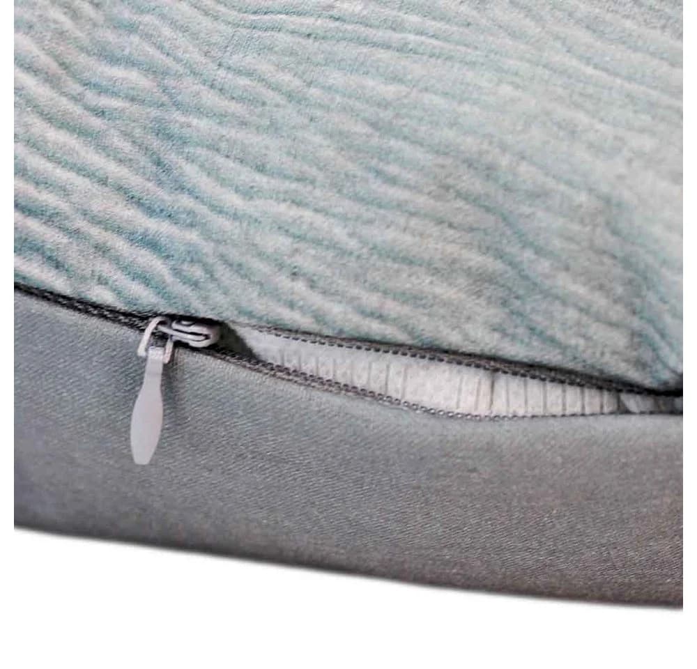 Bada Bing Kuschelzone Dekokissen Grau Feder-Motiv - Bild 5