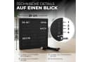 Bada Bing LED Wortuhr Tischuhr Wanduhr USB Kabel Schwarz Bild 3