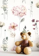 Newroom Vliestapete Rosa Blumen Hortensien Kindertapete Bild 2
