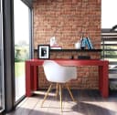 Newroom Papiertapete Steinoptik Rot Industrial Bild 4
