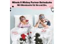 Familando Partnerbettwäsche Mickey & Minnie Mouse 4-teilig Baumwolle Bild 1