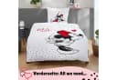 Familando Partnerbettwäsche Mickey & Minnie Mouse 4-teilig Baumwolle Bild 3
