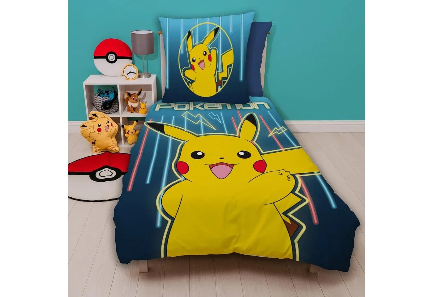 Familando Kinderbettwäsche Pokemon Glow 100% Baumwolle - Bild 2