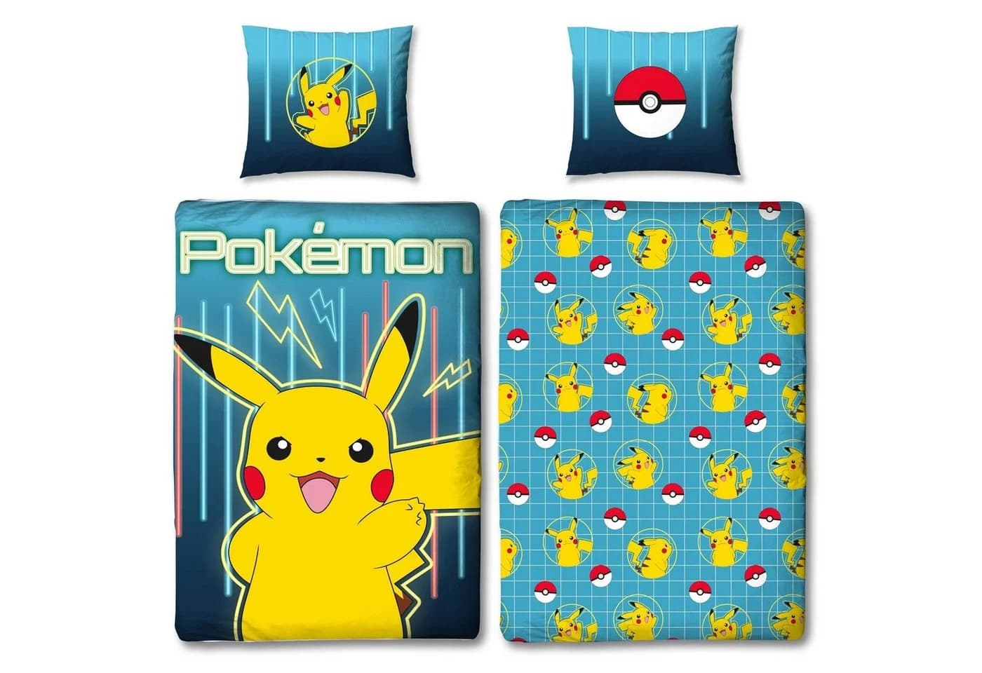Familando Kinderbettwäsche Pokemon Glow 100% Baumwolle - Bild 4