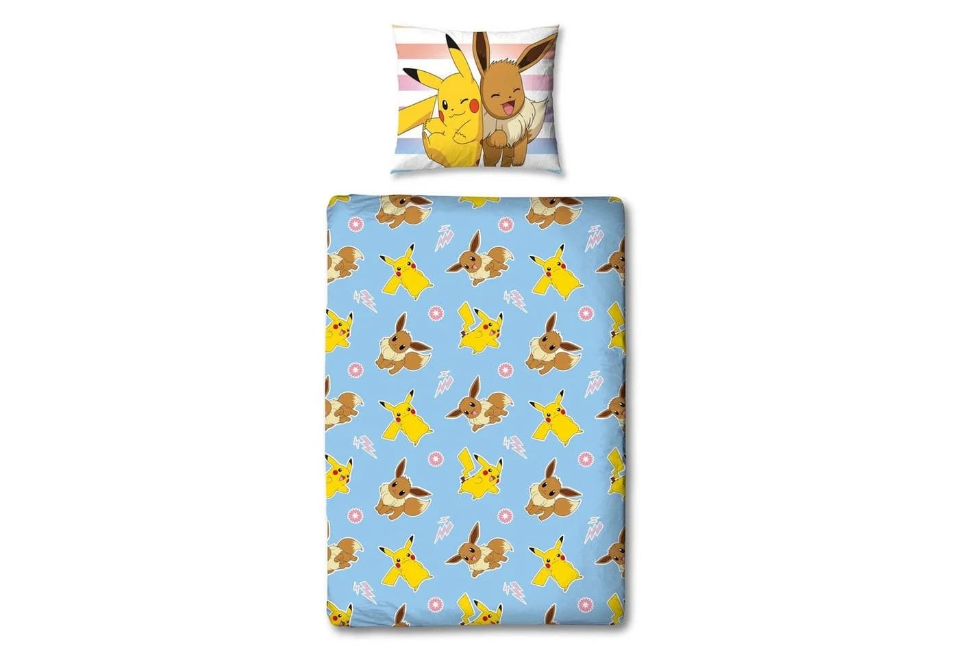 Familando Kinderbettwäsche Pokemon Bunt Renforcé 2-teilig - Bild 5