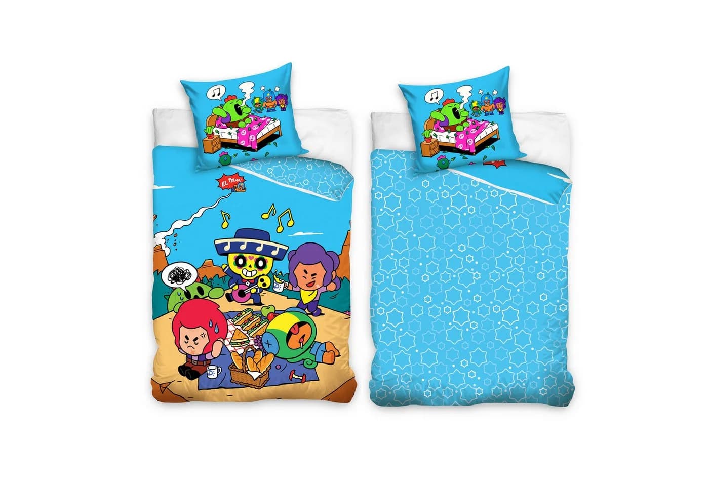 Familando Brawl Stars Kinderbettwäsche 100% Baumwolle mit Reißverschluss - Bild 3