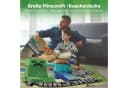 Familando Kinderdecke Minecraft XL 160x200 cm Fleece Bunt Bild 3